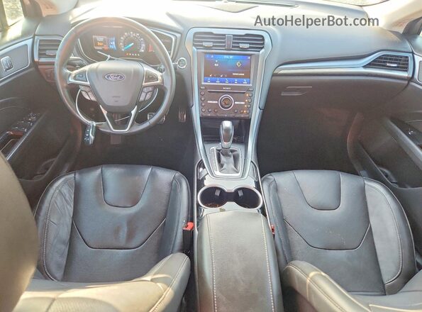3FA6P0K99GR165529 2016 FORD FUSION Red Вид панелі приладів