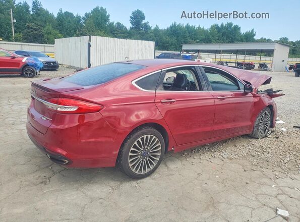3FA6P0K99HR103257 2017 FORD FUSION Burgundy Tył prawy