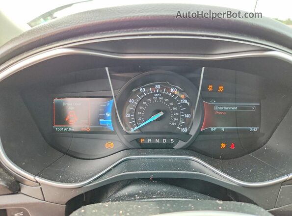 3FA6P0K99HR182798 2017 FORD FUSION White Vista del cuadro de instrumentos