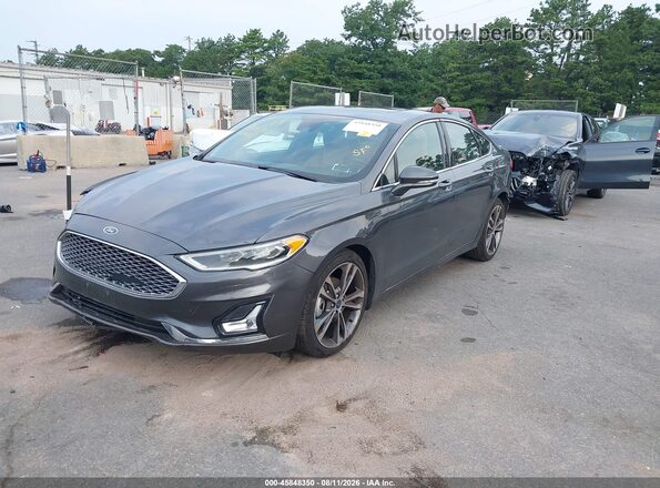 3FA6P0K99LR138518 2020 FORD FUSION Gray Przód lewy