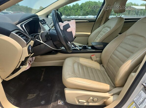 3FA6P0LU0GR311965 2016 FORD FUSION Silver Widok wnętrza z przodu