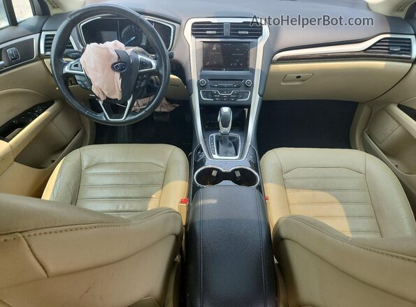 3FA6P0LU0GR311965 2016 FORD FUSION Silver Widok deski rozdzielczej