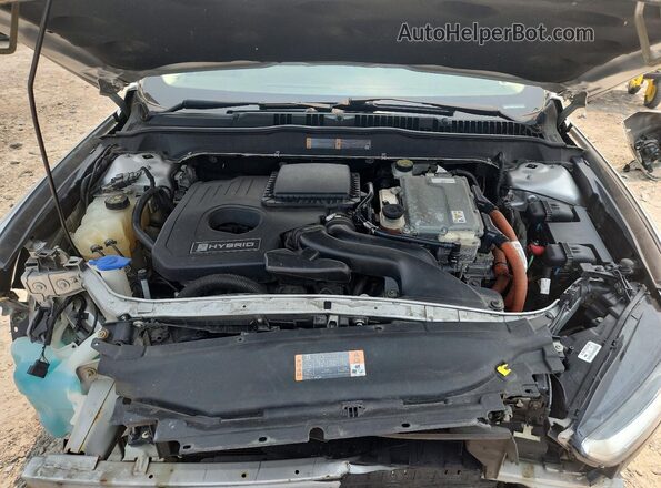 3FA6P0LU0GR311965 2016 FORD FUSION Silver Widok wnętrza z tyłu