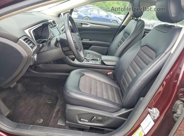 3FA6P0LU0HR136103 2017 FORD FUSION Burgundy Front interior view