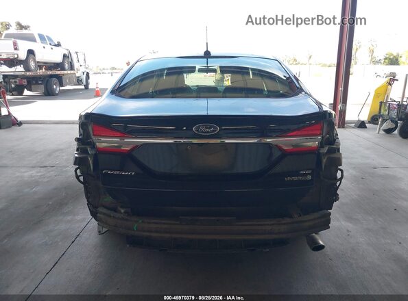 3FA6P0LU0HR163589 2017 FORD FUSION HYBRID Black 