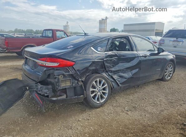 3FA6P0LU0HR247136 2017 FORD FUSION Black Trasero derecho
