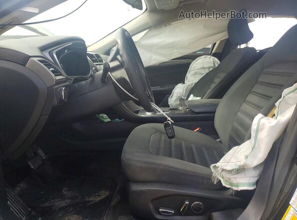 3FA6P0LU0HR247136 2017 FORD FUSION Black Vista interior delantera