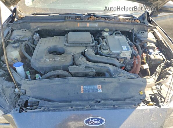 3FA6P0LU0HR306671 2017 FORD FUSION Black Вид задньої частини салону