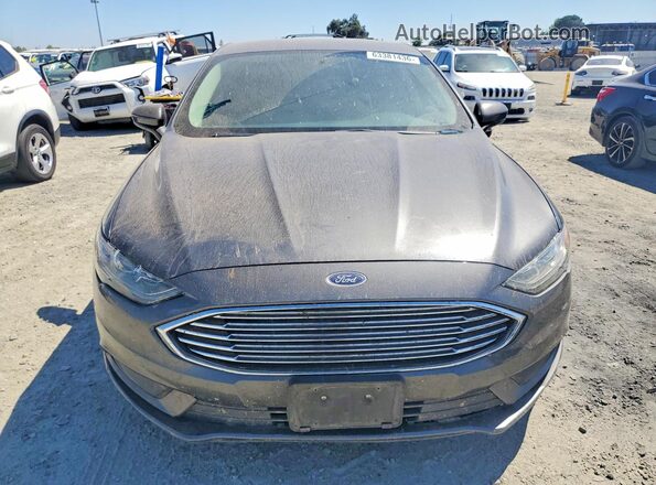 3FA6P0LU0HR306671 2017 FORD FUSION Black Вид спереду