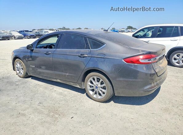 3FA6P0LU0HR306671 2017 FORD FUSION Black Задня ліва чверть
