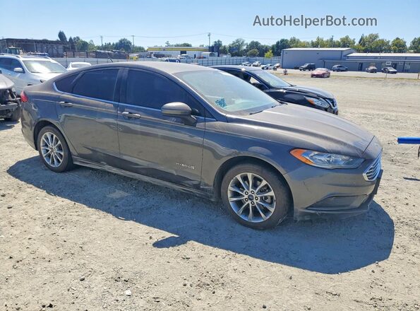3FA6P0LU0HR306671 2017 FORD FUSION Black Передня права чверть