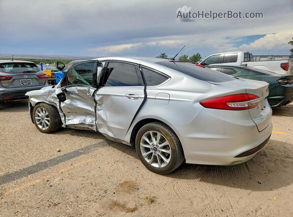 3FA6P0LU0HR323812 2017 FORD FUSION Silver Trasero derecho