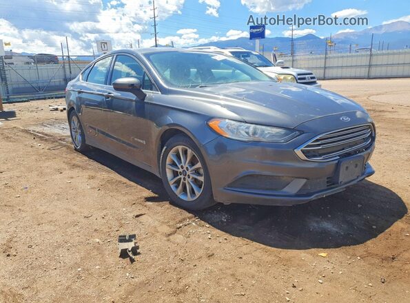 3FA6P0LU0HR374775 2017 FORD FUSION Gray Przód prawy