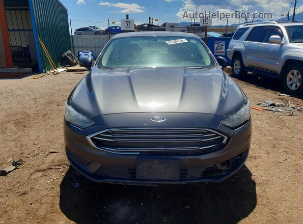 3FA6P0LU0HR374775 2017 FORD FUSION Gray Widok z przodu