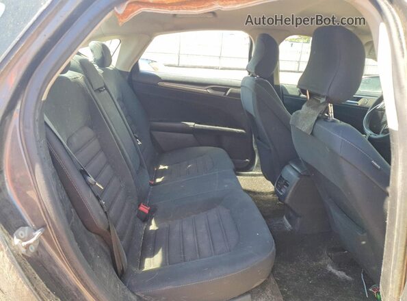 3FA6P0LU0HR374775 2017 FORD FUSION Gray Widok tylnych siedzeń