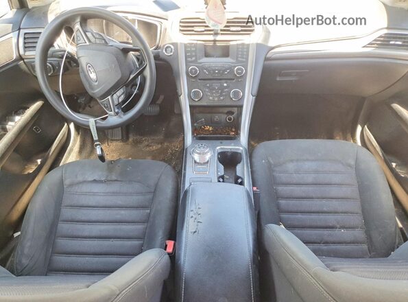 3FA6P0LU0HR374775 2017 FORD FUSION Gray Widok deski rozdzielczej