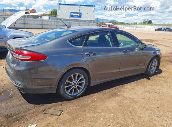 3FA6P0LU0HR374775 2017 FORD FUSION Gray Tył prawy