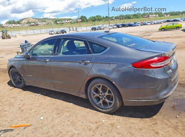 3FA6P0LU0HR374775 2017 FORD FUSION Gray Tył lewy