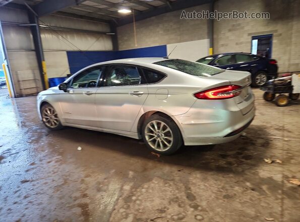 3FA6P0LU0HR385386 2017 FORD FUSION Silver უკანა მარცხენა