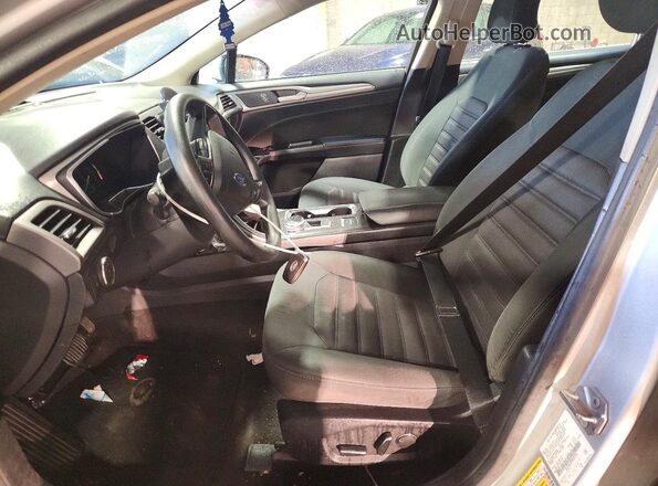 3FA6P0LU0HR385386 2017 FORD FUSION Silver წინა სალონის ხედი