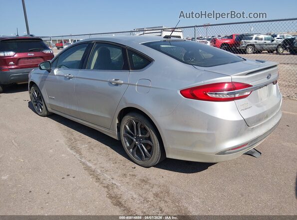 3FA6P0LU0JR124572 2018 FORD FUSION HYBRID Silver უკანა მარცხენა