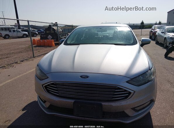 3FA6P0LU0JR124572 2018 FORD FUSION HYBRID Silver ხელსაწყოთა პანელის ხედი