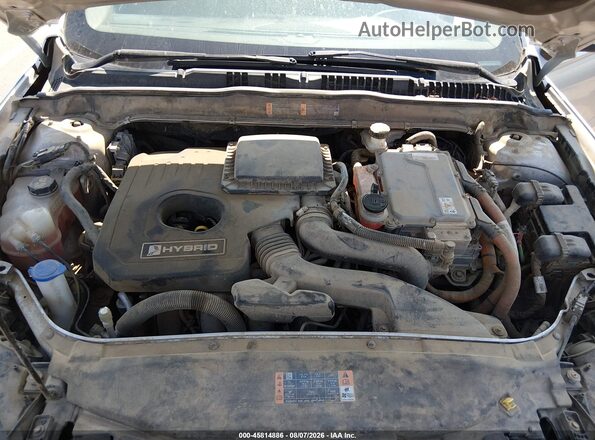 3FA6P0LU0JR124572 2018 FORD FUSION HYBRID Silver უკანა ხედი