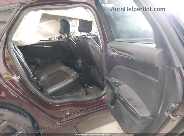 3FA6P0LU0JR253086 2018 FORD FUSION HYBRID Burgundy VIN კოდის სტიკერის ხედი