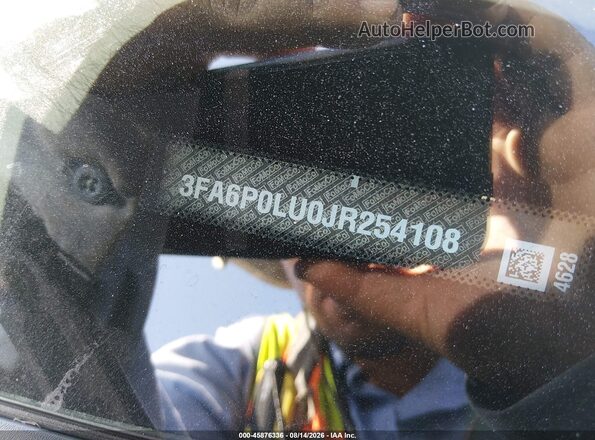 3FA6P0LU0JR254108 2018 FORD FUSION HYBRID Black Вид підкапотного простору