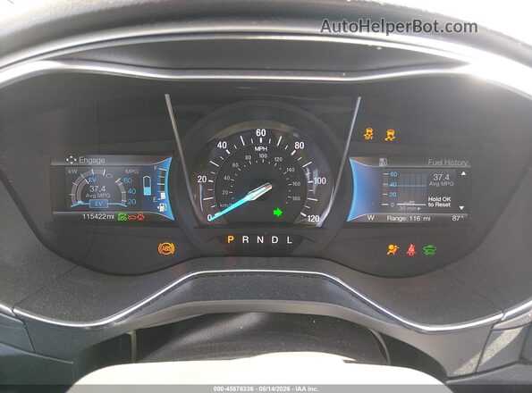 3FA6P0LU0JR254108 2018 FORD FUSION HYBRID Black Вид задніх сидінь