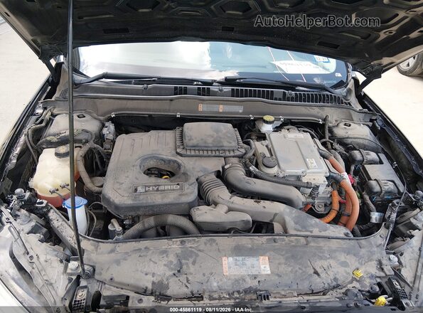 3FA6P0LU0KR100421 2019 FORD FUSION HYBRID Black Հետևի տեսք
