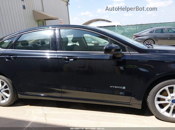 3FA6P0LU0KR100421 2019 FORD FUSION HYBRID Black 