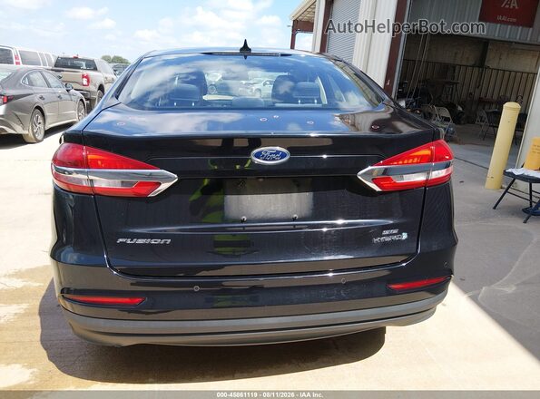 3FA6P0LU0KR100421 2019 FORD FUSION HYBRID Black 