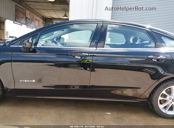 3FA6P0LU0KR100421 2019 FORD FUSION HYBRID Black 