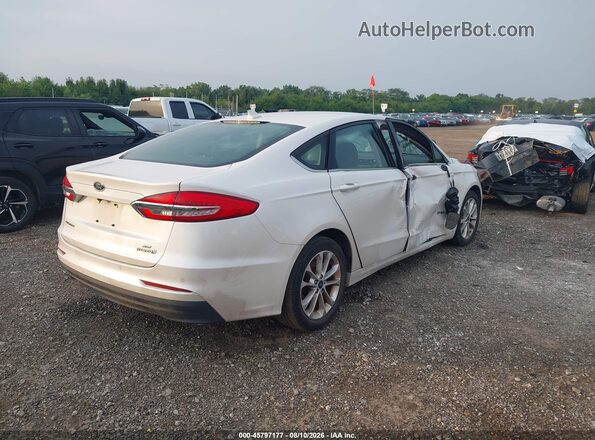 3FA6P0LU0KR211132 2019 FORD FUSION HYBRID Белый Задняя правая четверть