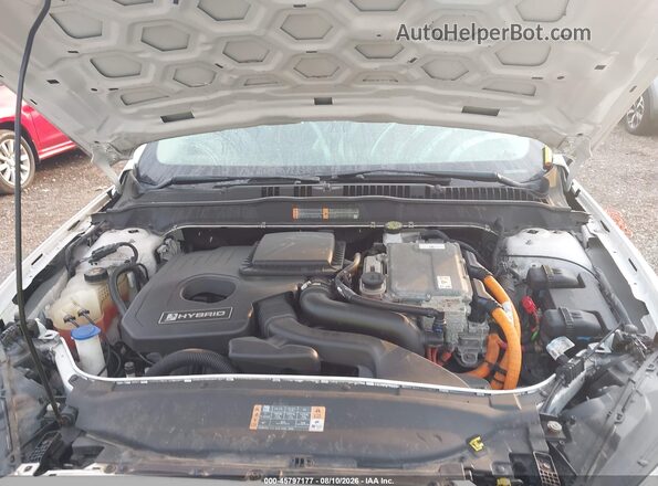 3FA6P0LU0KR211132 2019 FORD FUSION HYBRID Белый Вид сзади