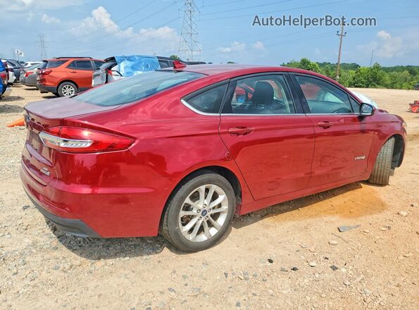 3FA6P0LU0KR240601 2019 FORD FUSION Красный Задняя правая четверть