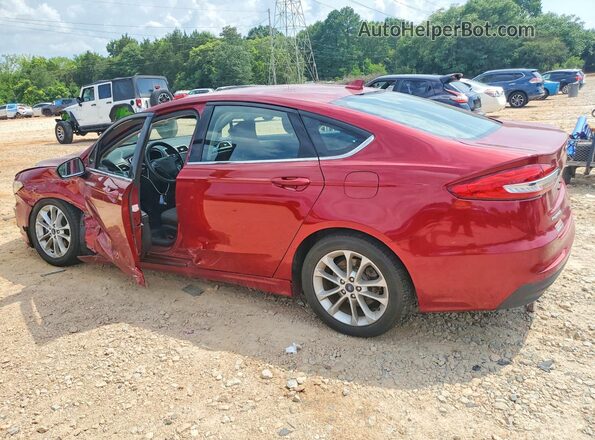 3FA6P0LU0KR240601 2019 FORD FUSION Красный Задняя левая четверть
