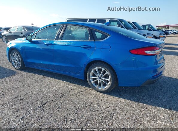 3FA6P0LU0LR233570 2020 FORD FUSION Blue Trasero izquierdo