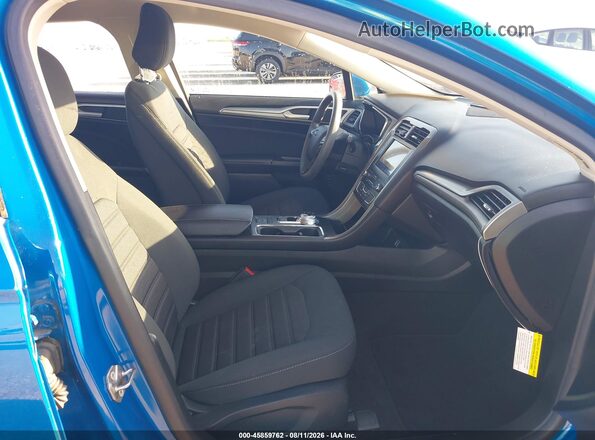 3FA6P0LU0LR233570 2020 FORD FUSION Blue Vista interior delantera
