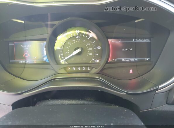 3FA6P0LU0LR233570 2020 FORD FUSION Blue Vista de los asientos traseros