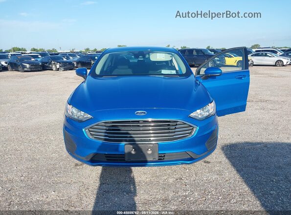 3FA6P0LU0LR233570 2020 FORD FUSION Blue Vista frontal