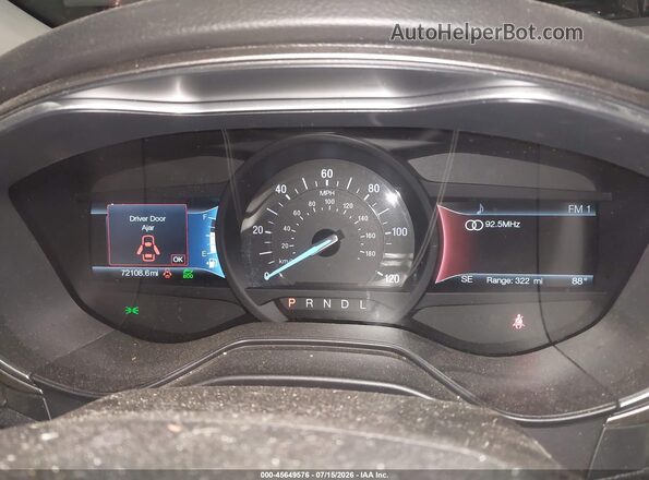3FA6P0LU0LR233729 2020 FORD FUSION White Вид задніх сидінь