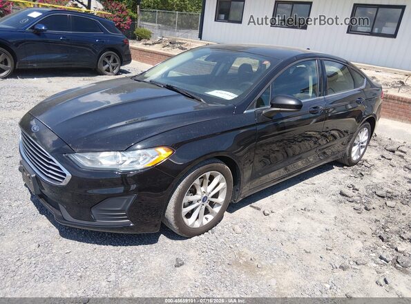 3FA6P0LU0LR263846 2020 FORD FUSION Black Передня ліва чверть