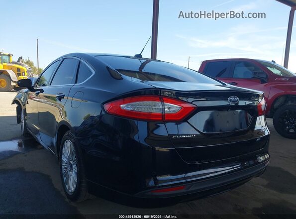3FA6P0LU1GR187687 2016 FORD FUSION HYBRID Black Հետևի ձախ