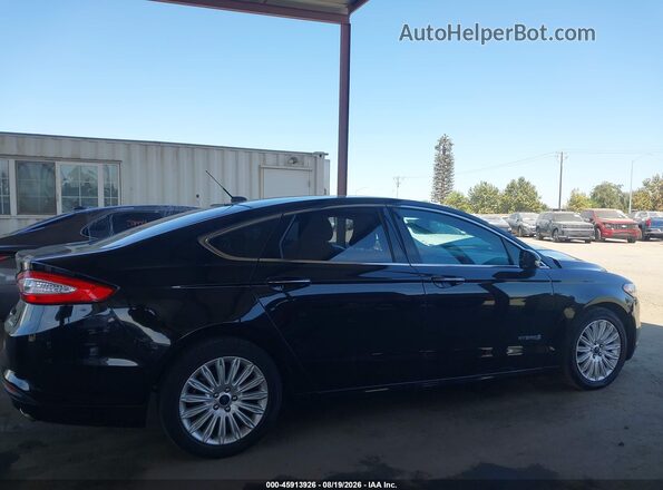 3FA6P0LU1GR187687 2016 FORD FUSION HYBRID Black Սալոնի հետևի տեսք