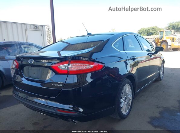 3FA6P0LU1GR187687 2016 FORD FUSION HYBRID Black Հետևի աջ