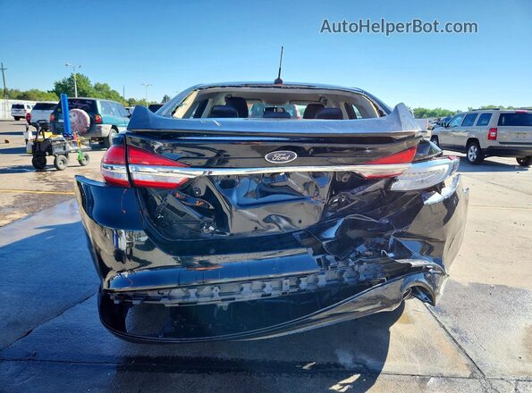3FA6P0LU1HR224111 2017 FORD FUSION Black Vista trasera