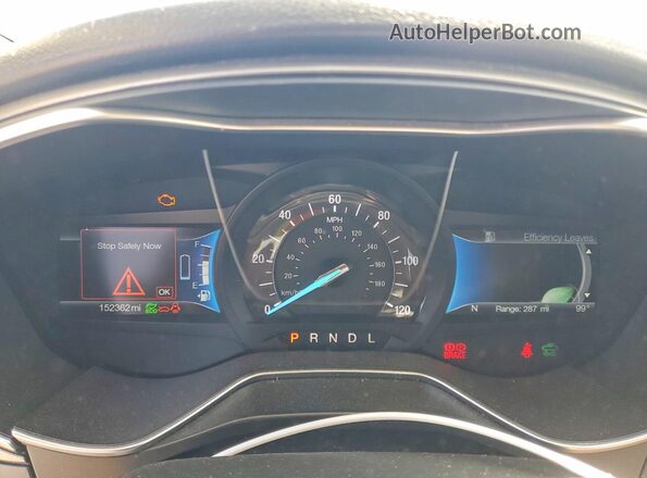 3FA6P0LU1HR266147 2017 FORD FUSION White უკანა სავარძლების ხედი