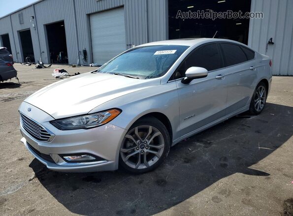 3FA6P0LU1HR382125 2017 FORD FUSION Silver უკანა მარჯვენა
